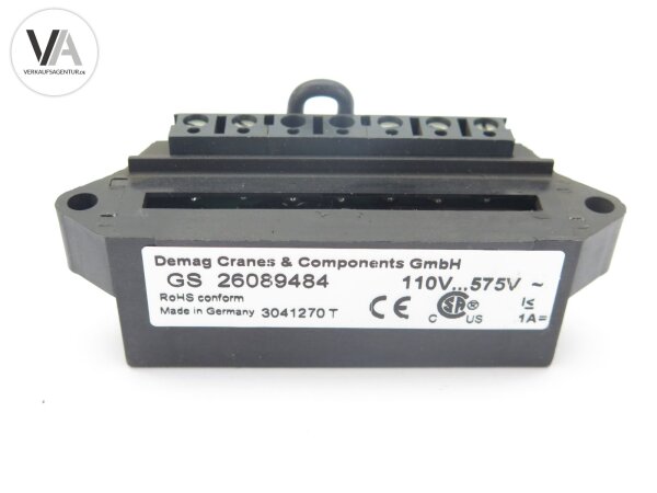 Demag Bremsgleichrichter rectifier brake module 1A 110-575V GS 26089484
