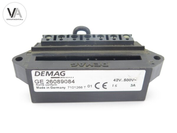 Demag Bremsgleichrichter rectifier brake module 3A 42-500V GE 26089084