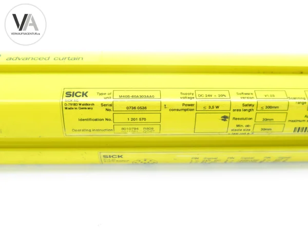 Sick Lichtgitter Lichtschranke Sensor Sender 1201570 /...