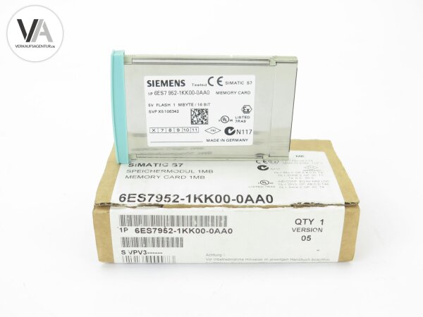 Siemens Simatic S7 Memory Card für S7-400 1MB 6ES7952-1KK00-0AA0