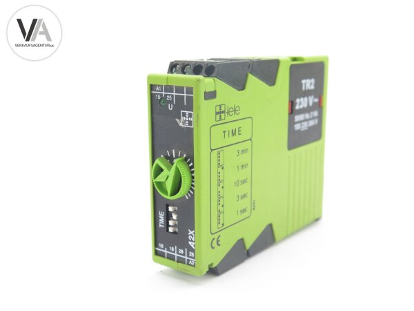 Tele Haase Zeitrelais Timer Relay 1sec - 3min 230V 2VA A2X