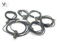 6x Bundeswehr Kabel Konvolut BW 2x2m/2x3,5m/1x4m...