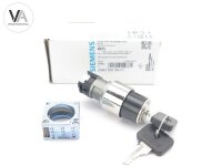 Siemens Schlüsselschalter Schloss 3SB35003AJ11 / 3SB3 500-3AJ11