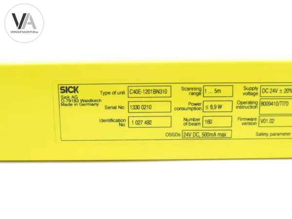 Sick C4000 Eco Empfänger Sicherheitslichtschranke...