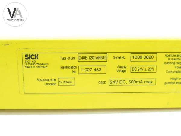 Sick C4000 Eco Empfänger Sicherheitslichtschranke...