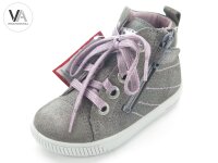 SuperFit Mädchen Kinderschuhe Stone Kombi Effektleder Moppy grau rosa Gr. 20