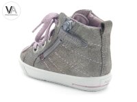 SuperFit Mädchen Kinderschuhe Stone Kombi Effektleder Moppy grau rosa Gr. 20