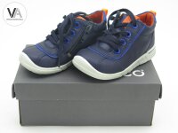 Ecco First Jungen Kinderschuhe Echtleder Night Sky Navy Blau Gr. 22