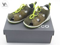 Ecco Fisherman Kinderschuhe Sandalen Echtleder Olive...