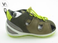 Ecco Fisherman Kinderschuhe Sandalen Echtleder Olive Grape Leaf Gr. 20