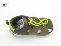 Ecco Fisherman Kinderschuhe Sandalen Echtleder Olive Grape Leaf Gr. 20