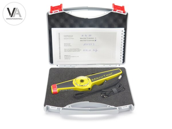 Mikrotest 6 Schichtdickenmessgerät Coating Thickness Gauge 648-0001 / NiFe 50 6