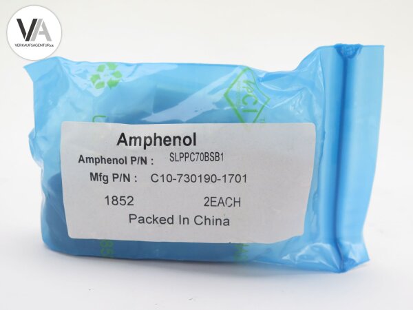 2er Pack Amphenol Surlock Plus SLPPC70BSB1 / C107301901701 / C10-730190-1701