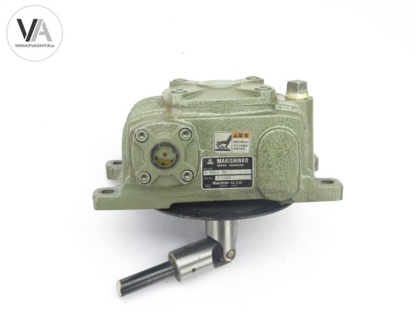 Makishinko Single Worm Reduction Drive Reducer 971024 / K50LD20 / K 50LD 20