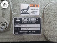 Makishinko Single Worm Reduction Drive Reducer 971024 / K50LD20 / K 50LD 20