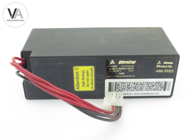 ABB UltraCap Epcos 28V DSQC 624 3HAC 020150-001-03 / B48611-B5903-Q012 9F(Q)