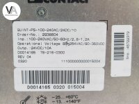 Phoenix Contact Netzteil Quint-PS-100-240AC/24DC/10, 24VDC/10A / 2938604 Rev 04