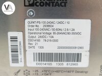 Phoenix Contact Netzteil Quint-PS-100-240AC/24DC/10, 24VDC/10A / 2938604 Rev 21