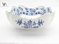 Meissen Porzellan Obstschale Früchteschale Schüssel Zwiebelmuster 26 x 26 x 11cm
