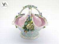 Porzellan Körbchen Henkelkorb Schale Rosen ⌀19,5cm...