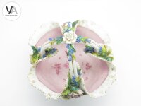 Porzellan Körbchen Henkelkorb Schale Rosen ⌀19,5cm Höhe 17cm