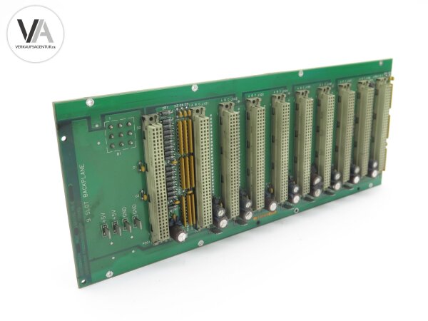 Comau 9 Steckplätze Rückwandplatine ASSY2589401 / ASSY25894O1 / SCH2589399