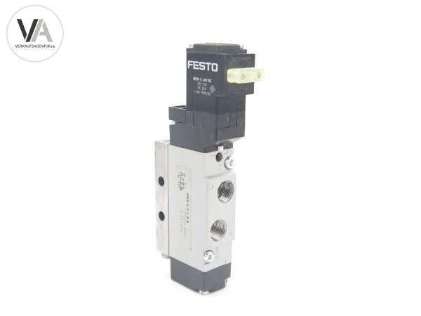 Festo Magnetventil 2,5 bis 8bar 24V DC: 1,5 W MEH-5/2-1/8-B / 173127