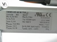 Festo Servomotor Servo Drive EMMS-AS-40-M-TSB / 550108
