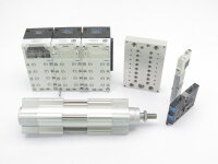 Posten 72x Festo Magnetventile Ventilinseln Adapter Zubehör Konvolut