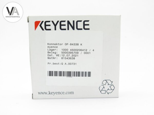 4 Stück Keyence e-CON Stecker 81543638 / OP-84338 K