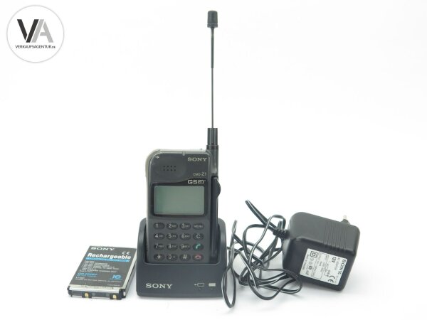 Sony CMD Z1 Handy Mobiltelefon + Ladegrät Mobile Phone + Charger Vintage