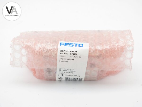 Festo Stopperzylinder pmax. 10 bar DFSP-32-15-DF-PA / 576108