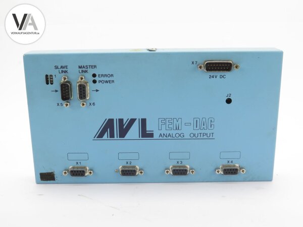 AVL FEM-DAC Analog Output 24 VDC 0,5A Output-Controller Type: 6260.08