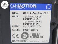 Sanyo Denki Sanmotion Servo Drive 0-326V 2.5A QS1L01AA045A3PA1