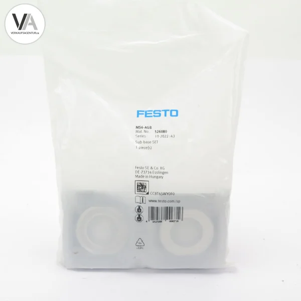 Festo Anschlussplatte (660312 + 660304) MS6-AGB / 526080