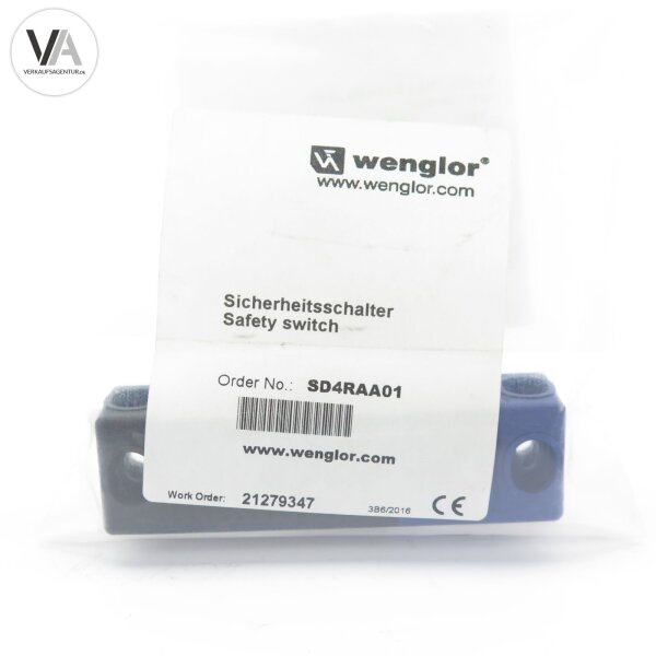 Wenglor Sicherheitsschalter Safety Switch RFID SD4RAA01