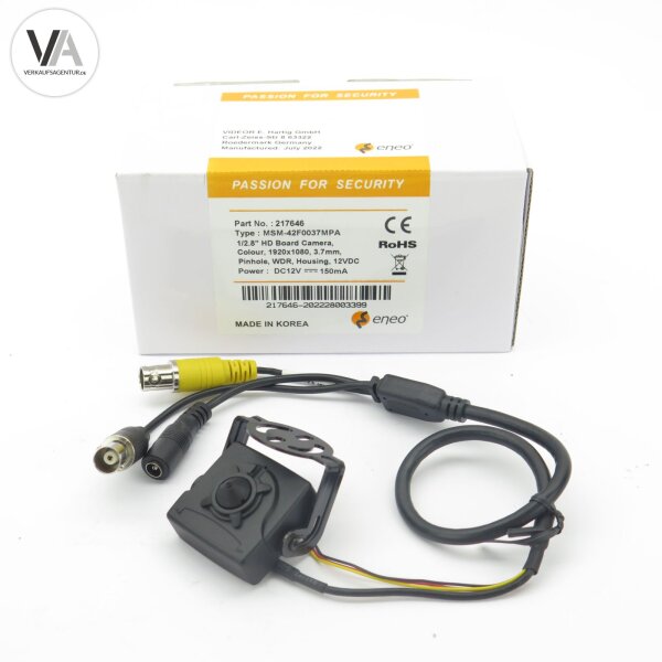 eneo Security Kamera 1/2.8" HD Board Camera Colour 217646 / MSM-42F0037MPA