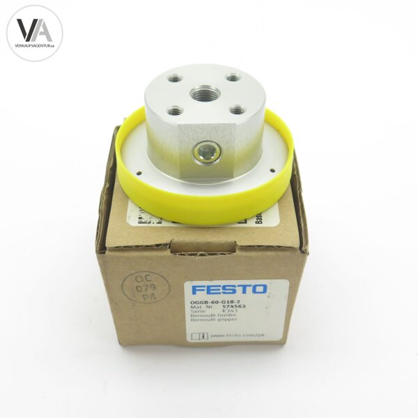 Festo Bernoulli Greifer Ø 60mm Mat.-Nr. 574563 / OGGB-60-G18-2