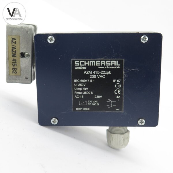 Schmersal Sicherheitsschalter 1027116000 / AZM 415-22zpk