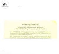 EuroBOS Mars GP Funkmeldeempfänger Freq 165-174 + Ledertasche + Holster OVP