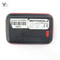 Motorola LX2 Plus DME II BOS Funkmeldeempfänger 173,240Mhz Ladestation+Netzteil