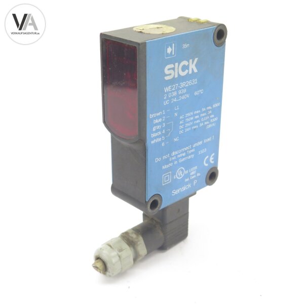 Sick WE27-3R2631 Reflexions-Lichttaster Lichtschranke Sensor 2038939