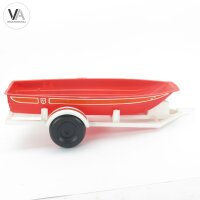 Vintage Barbie Bootsanhänger mit Boot 1975 OVP rotes Boot Mattel 3631