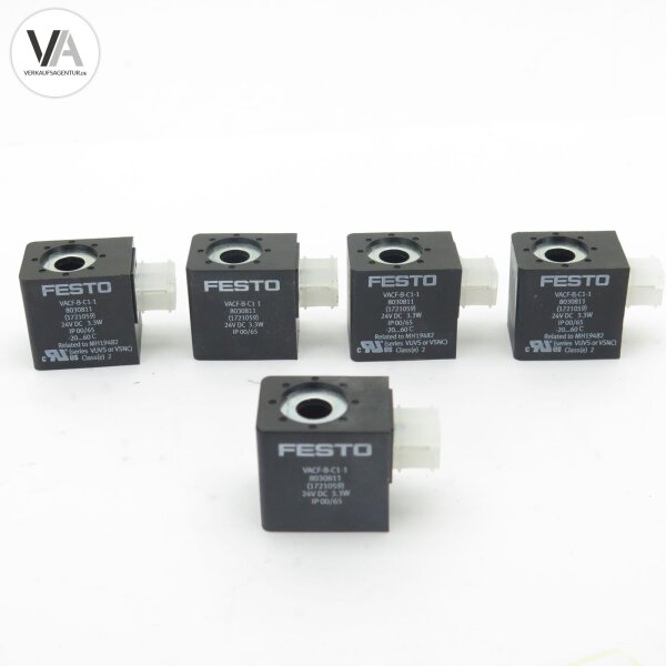 5x Festo Magnetspule VACF-B-C1-1 / 8030811