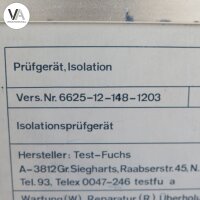 Test Fuchs Isolationsprüfgerät Meßgerät IPG 6 / 6625-12-148-1203