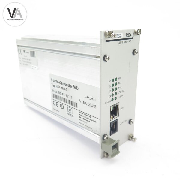 Jöhl & Köferli RC4-160-A / 50318 Funk-Kassette S/D J&K_V5_0