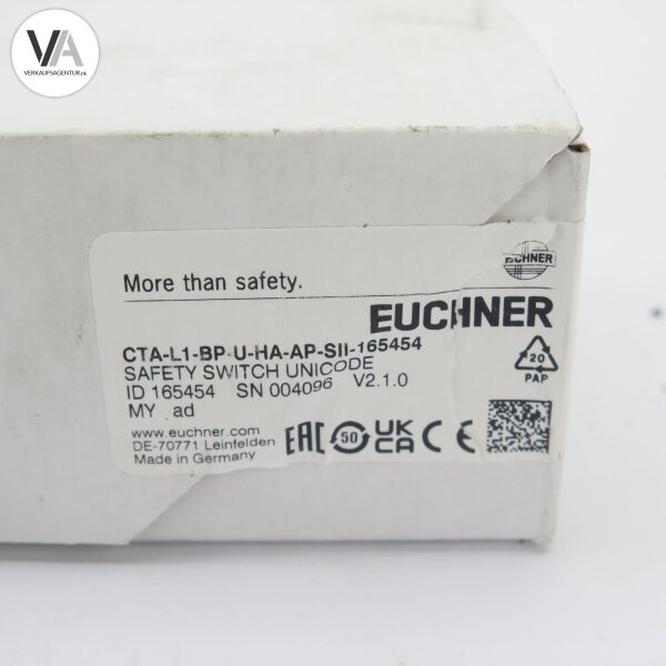 Euchner CTA-L1-BP-U-HA-AP-SII-165454 Sicherheitsschalter