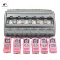 6× Motorola MTP850 Ex + 6-fach Ladestation Impres...