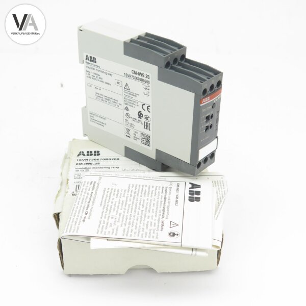 ABB 1SVR730670R0200 / ‎CM-IWS.2S - 24-240 V Isolationsüberwachungsrelais