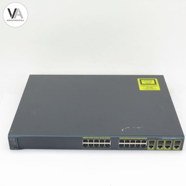 Cisco WS-C2960G-24TC-L – 24-Port Gigabit Switch + 2× Dual-Purpose Uplinks